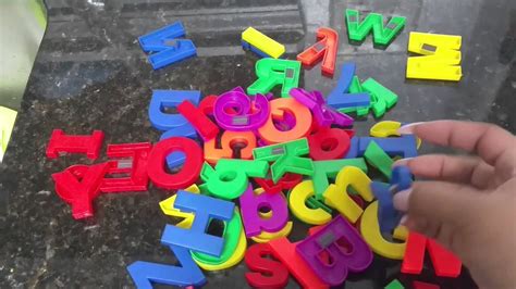 Somasix Educational Refrigerato Magnetic Letters And Numbers Youtube