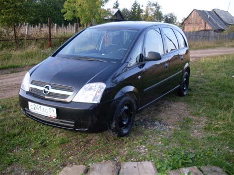 2005 OPEL Meriva specs, Engine size 1396cm3, Fuel type Gasoline, Drive