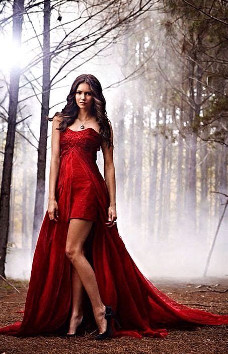 Elena Gilbert Nina Dobrev Long Dress Vampire Diaries Outfits Serie