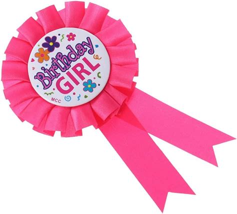 Happy Birthday Award Ribbon Birthday Tinplate Badge Pins