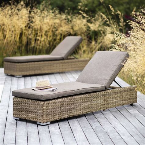 All Weather Rattan Sun Lounger By The Forest And Co Tumbonas Decoración De Unas Muebles De