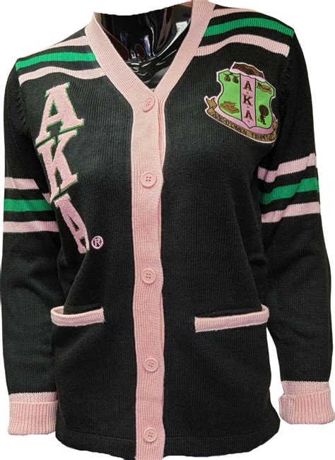 Buffalo Dallas Alpha Kappa Alpha Sorority Ladies Cardigan Sweater