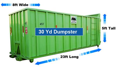 Yard Dumpster Rental Dimensions Prices Pyramid Services