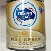 Susu bubuk, dilengkapi dengan gizzicompli, mengandung protein, omega 3, omega 6, 13 vitamin dan 8 mineral untuk bantu dukung tumbuh kembang si kecil. Jual Frisian Flag Full Cream Gold 370g / Susu Bendera ...