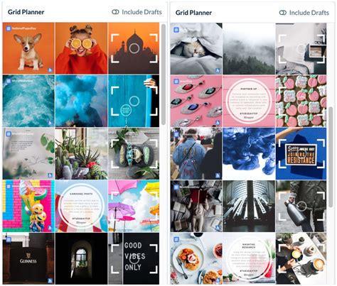 Perfect Your Instagram Layout With A Grid Planner Hopper Hq
