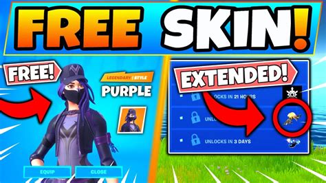Use the new and latest fortnite skins and outfits to impress your lobby. FREE PURPLE REMEDY SKIN and OVERTIME REWARDS in Fortnite ...