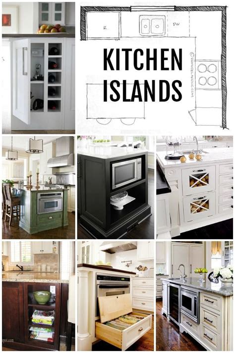 Kitchen Island Layouts and Design via Remodelaholic.com | Kitchen