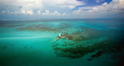 Nature Landscape Coral Sea Lighthouse Beach Florida