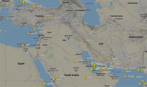 هواپیمایی هایی که از آسمان ایران پرواز نمی کنند کجارو