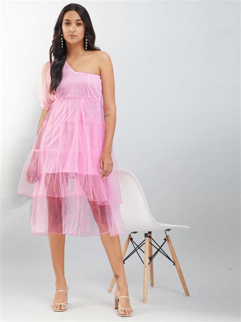 Top 167 Pink Net Dress Best Vn