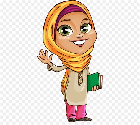 Islam Muslim Clip Art Cartoons Painted In The Middle