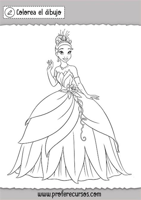 Dibujos Princesas Disney Pintar | Princess coloring pages, Disney