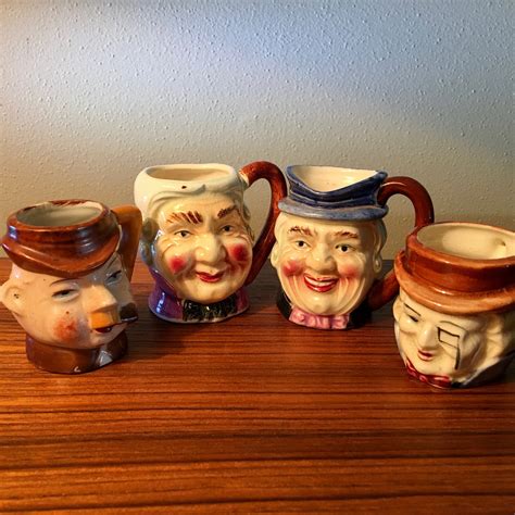 Vintage Toby Character Small Mugs Collection Your Choice Etsy