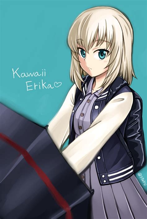 Itsumi Erika Girls Und Panzer Drawn By Sutahirodonta Danbooru