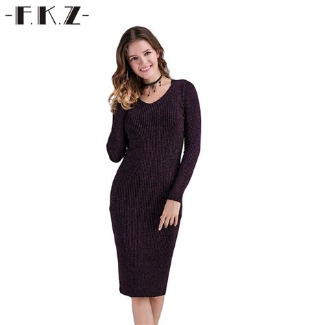 Fkz Dress Women Solid Color Deep O Neck Sexy Backless Female Dress Full