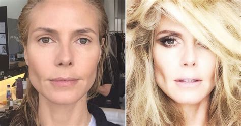 Heidi Klum Shares Dramatic Before And After Pictures Of Her Photo Shoot