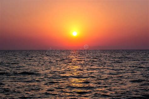 Sonnenuntergang Auf Dem Pitsunda Schwarzen Meer Leichter Blauer