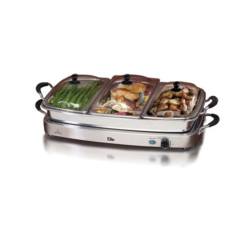 **any instruction or policy included in this manual may be subject to change at any time. Elite by Maxi-Matic Platinum Deluxe 7.5 Qt. Stainless ...