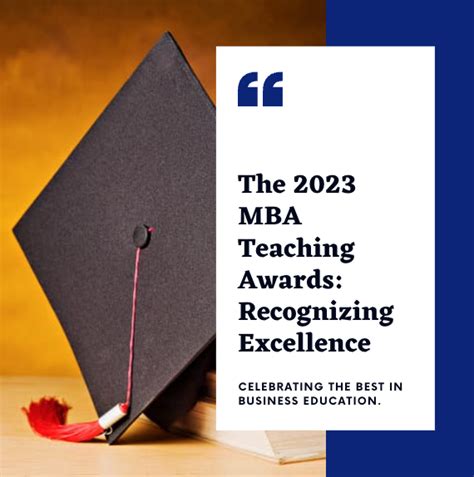 2023 Mba Teaching Awards Recognizing Excellence Degroote School Of