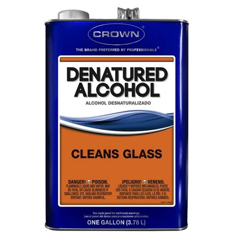 Shop Crown 1 Gallon Fast To Dissolve Denatured Alcohol At