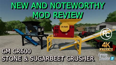 Cm Cr600 Sugarbeet And Stone Crusher Mod Review Farming Simulator