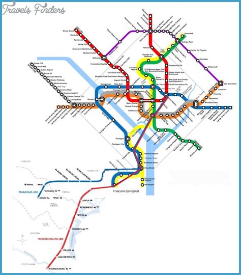 Virginia Metro Map Travelsfinderscom