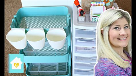Craft room organization is essential, yet sometimes very hard to accomplish. HOW I ORGANIZE MY CRAFT STATION | CRAFTING ROOM TOUR - YouTube