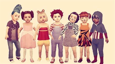 The Sims 4 Lookbook Toddler Halloween Costumes Cc