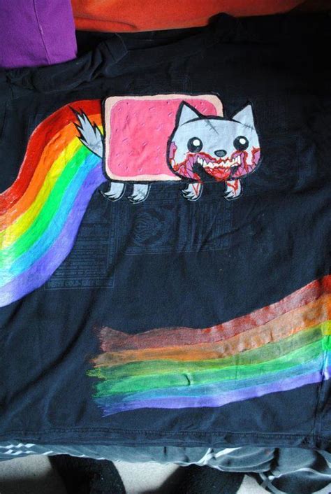 Zombie Nyan Cat Shirt · A T Shirt · Creation By M Undeadrnb0w