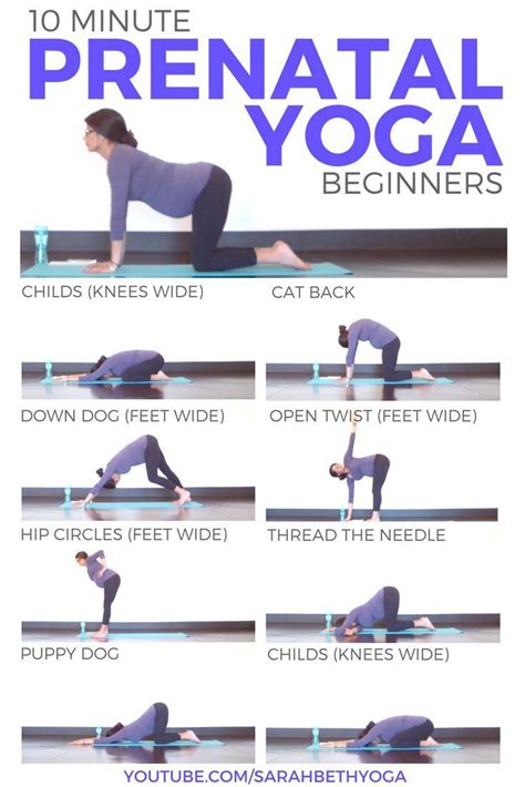 This 10 Minute Prenatal Yoga For Beginners Is Simple But Effective Pregnancy Yoga For All