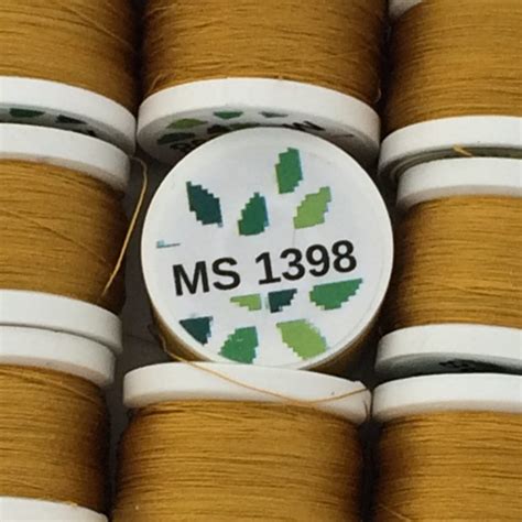 Old Gold 8 Ms 1398 X 12 At Morus Silk Filament And Spun Silk