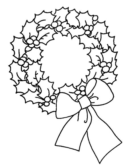 Coloring coloring colouring pagesstmas wreath holiday flower. Christmas wreath Coloring Pages - Coloringpages1001.com