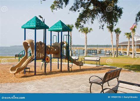 Coastal American Playground Stock Image - Image of playground, play