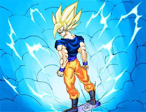 Super Saiyan Goku Postpowerup By Micoolgoinx On Deviantart