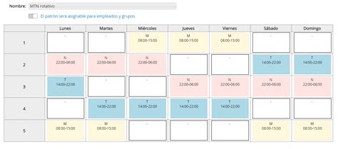 Programa De Turnos Rotativos Planifica Tus Turnos En Pgplanning