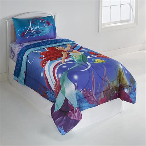 Girls bedding isn't just a necessity for staying warm during cold nights, it's also a statement piece. Disney Girl's Little Mermaid Twin Comforter