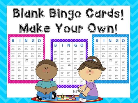 Blank Bingo Cards Bingo Cards Creative Teaching Blank Bingo Cards