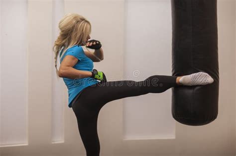 Boxing Female Punching Stock Photo Image Of Healthy 27451100