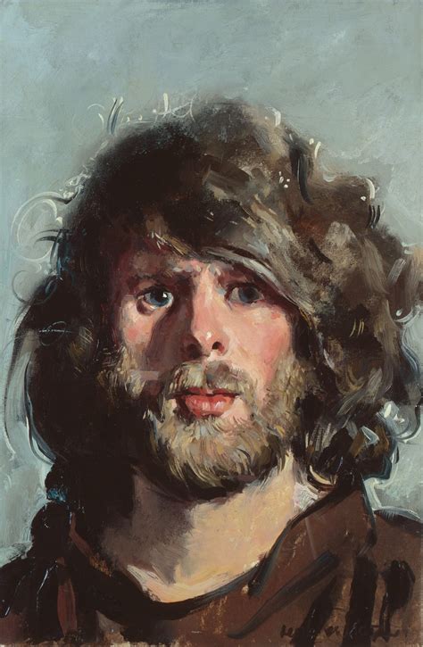 Self-Portrait aged 32. | Robert Lenkiewicz | Paintings and Original Works