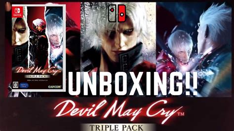 Unboxing Devil May Cry Triple Pack On Nintendo Switch Indo Youtube