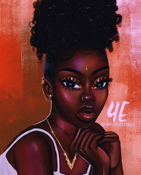 Pin By מורן ניסים On כושית עם תלתלים In 2020 Black Girl Art Black