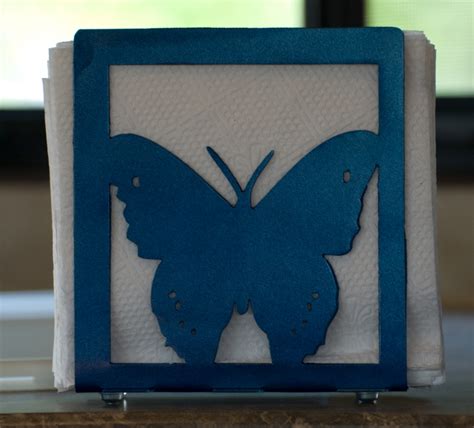 Butterfly Napkin Holder Handmade Michigan