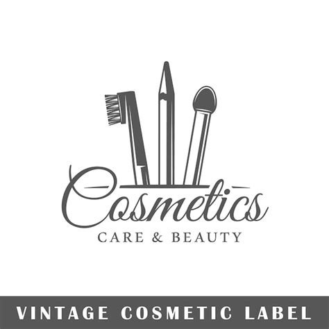 Premium Vector Cosmetic Logo Isolated On White