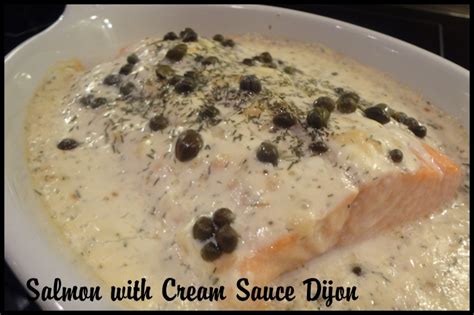 Toss with salt and let sit in the sink for at least 30 minutes, until the water drains out. Catering by Debbi CovingtonSalmon with Cream Sauce Dijon ...