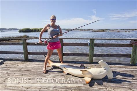 Hammer Head Shark Fishing In Cedar Key Florida Low Key Hideaway Dock