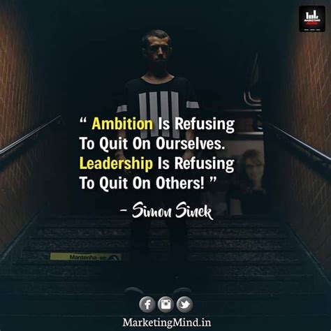 Be sure to check out our collection of stoic philosophy quotes. Simon Sinek quote on Leadership vs Ambition | Simon sinek ...