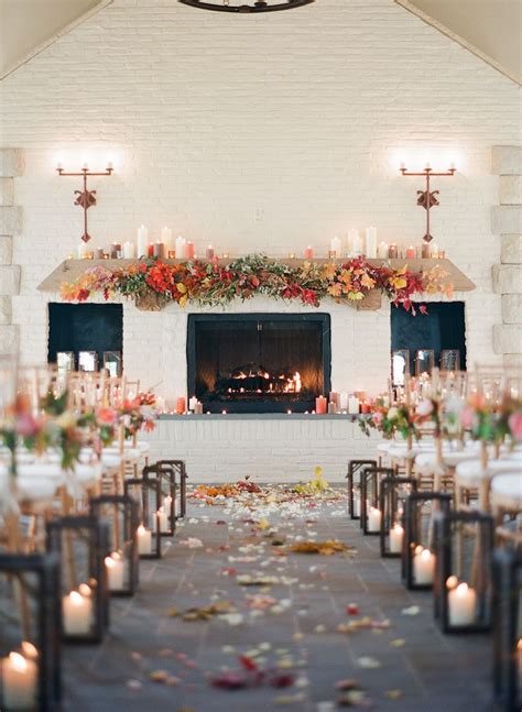 This outdoorsy venue is located on eighty private acres of land, with a gorgeous deck we now offer mini weddings at a bargain price, which includes 3 hours at the venue, officiant, arbor decorations, music to walk down the aisle and. 25 Romantic Winter Wedding Aisle Décor Ideas | Deer Pearl ...