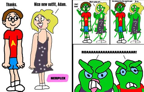 Adam And Lizzie As Humans And Martian Monsters By Mjegameandcomicfan89