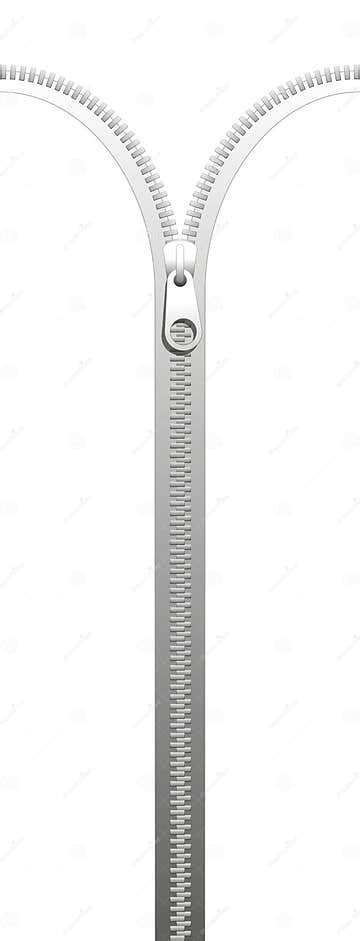 Zipper Gray Long Stock Vector Illustration Of Detail 56358878