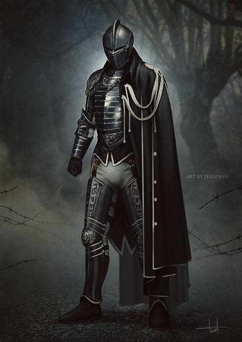 Black Knight Armor Concept Art